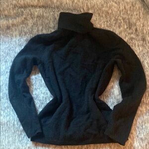 Charter Club Black Cowl Neck Sweater